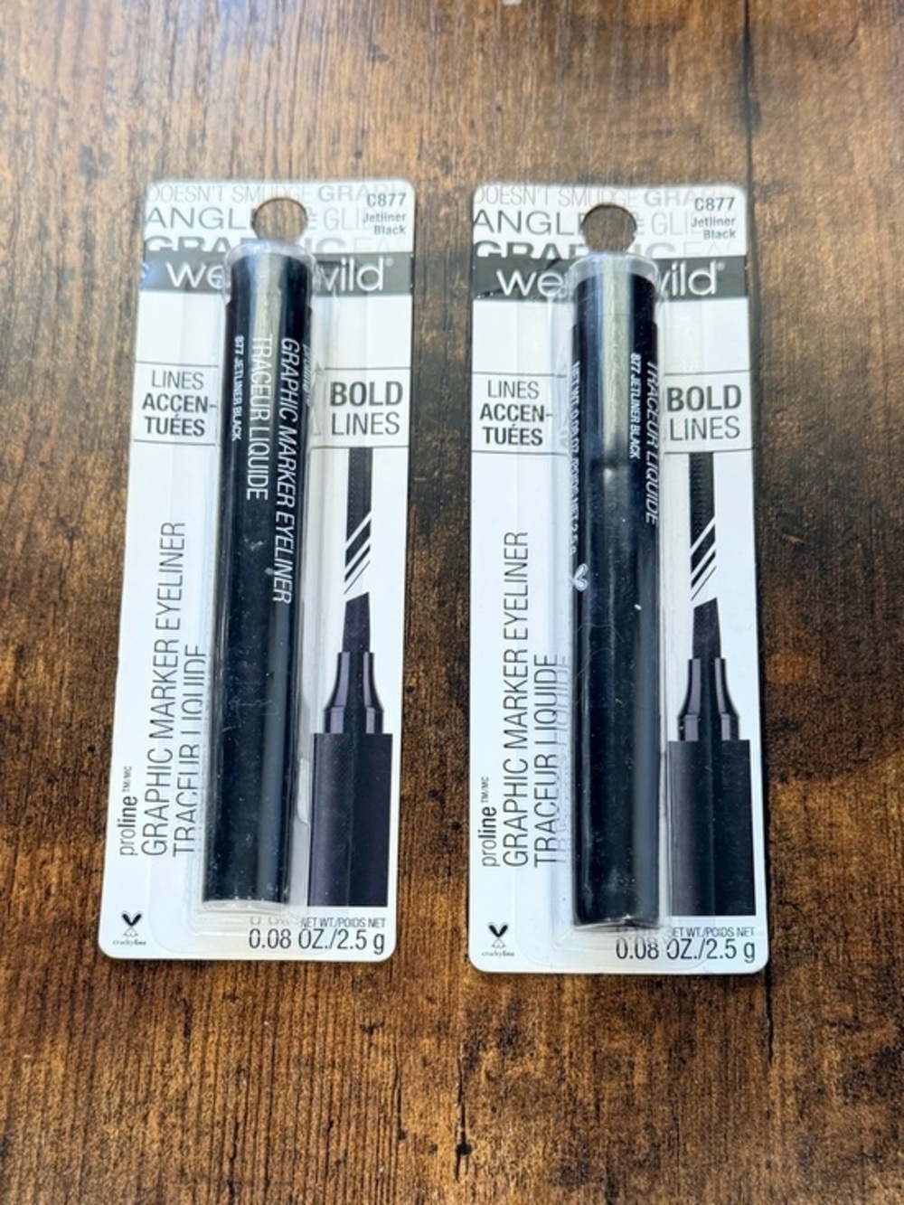 wet n wild Graphic Marker Liquid Eyeliner Duo - Black